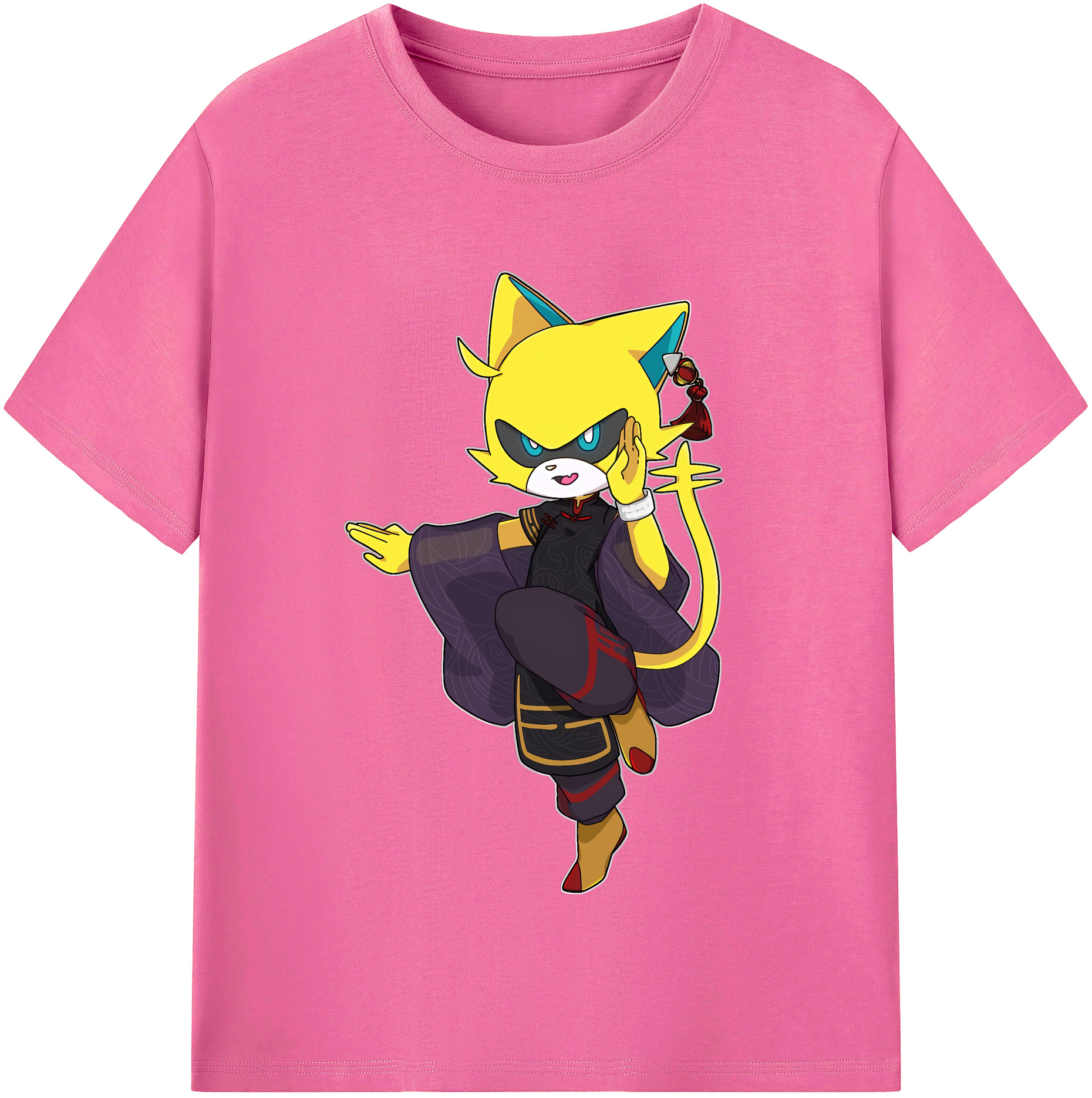 （画像用） 妖怪ウォッチ Yo-kai Watch レディースカジュアルプリントTシャツ（綿100％）